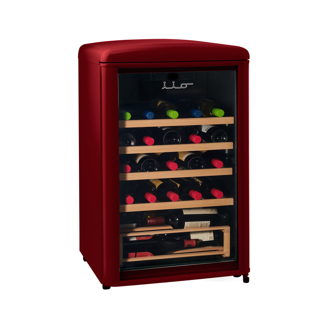 WC1 Retro Wine Cooler in Wine Red
